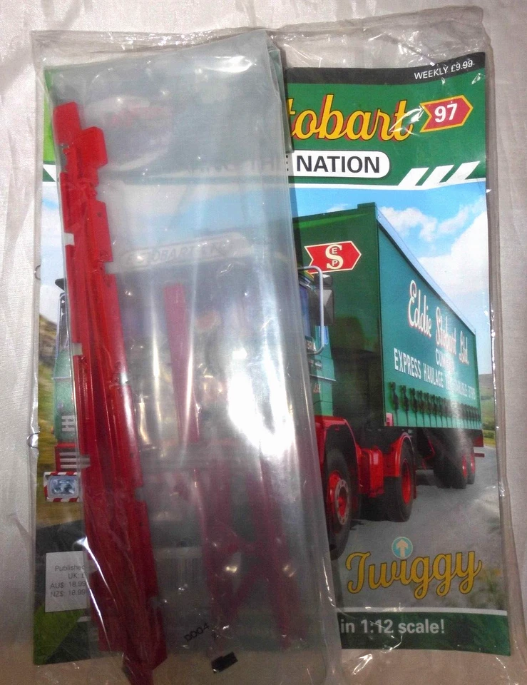 Hachette Build Twiggy Eddie Stobart Iconic Truck Moving Nation Scale 1:12 #97 - Image 1 of 1