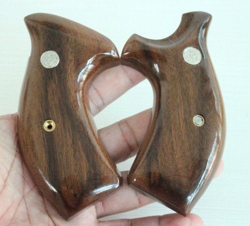 RETRO S&W K, L FRAME ROUND BUTT BANANA TARGET WOOD GRIPS FOR 686, 66 ...
