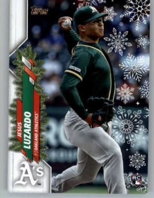 2020 Topps Walmart Holiday #HW35 Jesus Luzardo (ref 150386) - Image 1 of 2