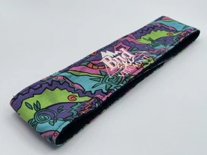 Vintage Bula Bud Ski Headband Vermont Hippie 90s Retro Ear Warmer Neon USA Made - Picture 1 of 13