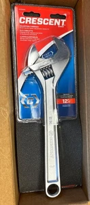 CRESCENT 12" ADJUSTIBLE WRENCH 1-1/2 "MAX JAW CAPACITY AC212VS - Picture 1 of 3