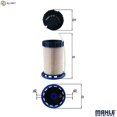 FUEL FILTER KX 492 FOR SKODA KAMIQ KAROQ OCTAVIA/III/Combi SCALA KODIAQ  VW - Image 1 of 4