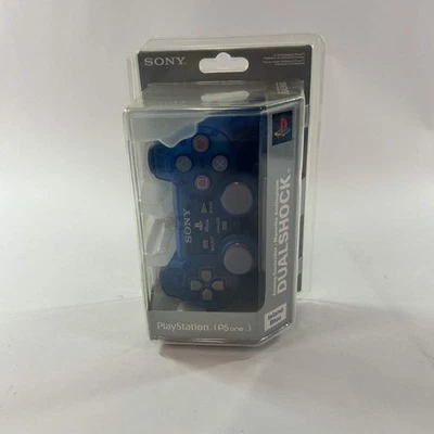 New Sony PlayStation 1 PS1 Wired Controller Island Blue SCPH-110 - Image 1 of 4