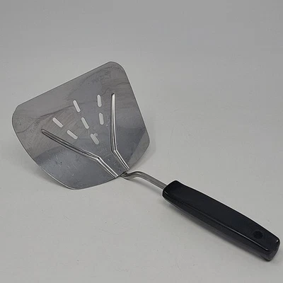 Vintage Stainless Slotted Foley Spatula Large Wide Turner Pancake Flipper - Image 1 of 4