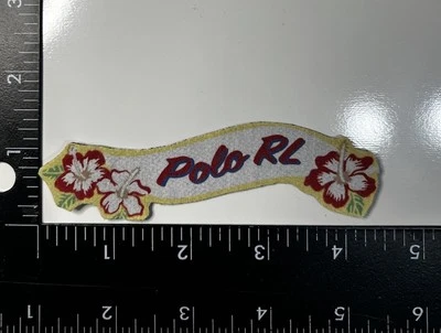 Polo Ralph Lauren Custom Floral Banner Iron On Patch - Image 1 of 2