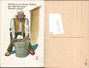 749887 Karikatur Juxkarte Scherz Humor Willy Scheuermann - Picture 1 of 1