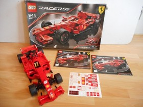 Lego Racers F1 Formula 1 Ferrari on 1:9 with Box (Lego No: 8157)