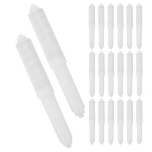  20 Stück Toilettenpapierroller - weiß versenkter Papierhalter Kunststoff Bad - Bild 1 von 17