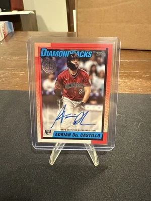 2025 Topps Update Baseball Adrian Del Castillo 35th Anniversary Auto 90B2-ADC - Image 1 of 2