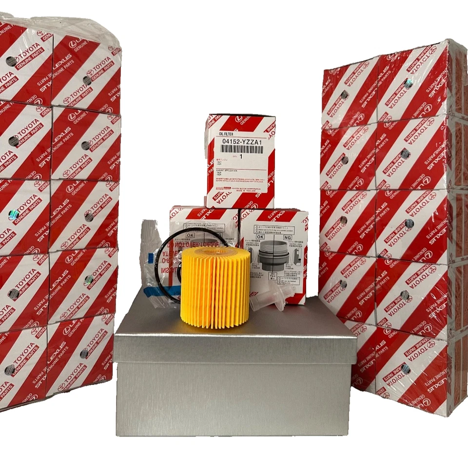 10 PACK TOYOTA LEXUS SCION OEM ENGINE OIL FILTER 04152-YZZA1 - Image 1 of 4