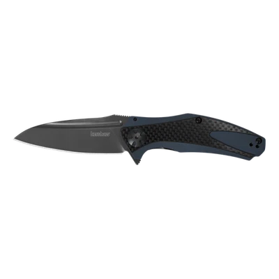 Kershaw Knives Natrix 7007CF 8Cr13MoV Black Carbon Fiber/Blue G10 - Image 1 of 2