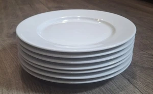 Set of 7 Portugal BLOCK SPAL LISBON WHITE 8" Salad Dessert Appetizer Plates - Picture 1 of 17