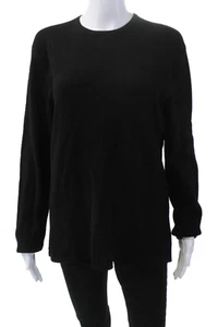 Rag & Bone Mens Cotton Long Sleeve Round Neck Basic T-shirt Black Size L - Picture 1 of 5