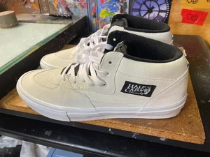 Sneaker Vans Skate Half Cab bianco nero scamosciato taglia US 13 uomo nuove VN0A5FCDYB2 - Foto 1 di 7