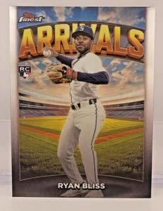 2025 Topps Finest Baseball Arrivals Ryan Bliss #A-22 RC, Seattle Mariners - Picture 1 of 2