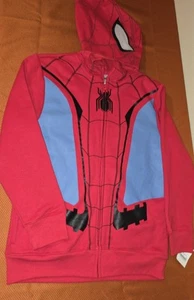 NWT Childrens Spiderman Hoodie  Jacket Youth Large - Picture 1 of 5