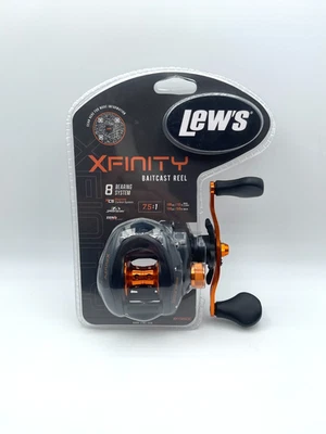 Lew's XH1SHG3C Xfinity Speed Spool Baitcast Fishing Reel-New Sealed In Package - Image 1 of 3
