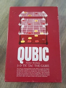 Vintage 1965 Parker Brothers Qubic 3D Tic Tac Toe Game - Picture 1 of 7