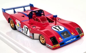 Technomodel 1/43 Ferrari 312 PB Le Mans 1973 #17 coche modelo a escala de resina - Imagen 1 de 12