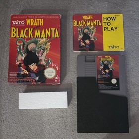 Jeu Cartouche Nintendo NES  Wrath of the Black Manta  JEU BOITE ET NOTICE FRA 