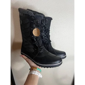 JBU Mujeres Negro Invierno Pato Lorna Botas Listo para el Clima Forradas Acogedoras Cálidas NUEVAS 10 - Imagen 1 de 8