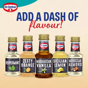Dr. Oetker natürliche Extrakte 35ml - Vanille/Karamell/Zitrone/Mandel/Orange - KOSTENLOSER VERSAND - Bild 1 von 6