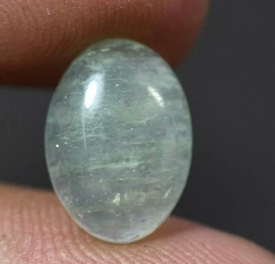 Rarest 4.30 Ct Natural Green Aventurine Cabochon Quartz Tiny AAA+ Gemstone - Image 1 of 4