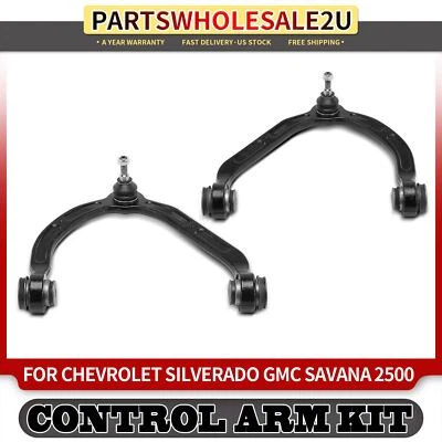 2x Brazo de control superior delantero con rótula para Chevrolet Express 2500 3500 4500 Foto 1 de 4