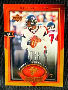 2004 Upper Deck Diamond Collection Football - MICHAEL VICK #1 - ATLANTA FALCONS - Picture 1 of 2