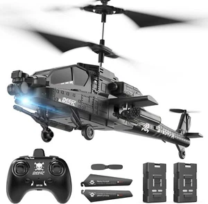 DEERC RC 2.4GHz Remote Control Helicopter, 30 Mins Flight + LEDs & Altitude hold - Picture 1 of 15