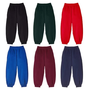 PANTALONES PARA NIÑOS JOGGERS DEPORTES PANTALONES PARA CORRER INFORMALES ESCUELA JUEGO FONDOS SUAVES DE LANA - Imagen 1 de 8