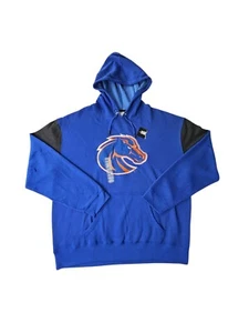 Boise State Broncos Pullover Blue Hoodie By Captivating Apparel Men's XXL NWT - Picture 1 of 10