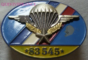 BGC18 - BADGE DE CALANDRE BREVET PARACHUTISTE - Picture 1 of 2
