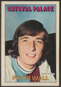 A&BC-FOOTBALL 1972 ORANGE/RED BACK-#019- CRYSTAL PALACE - PETER WALL