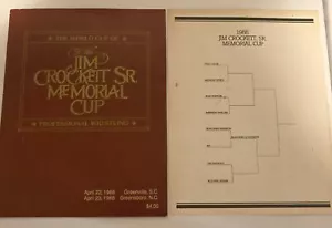 Extremely Rare 1988 Jim Crockett SR Memorial Cup Program NORTH-SOUTH CAROLINA - Picture 1 of 3