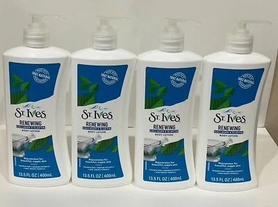 Loción corporal St. Ives, renovadora, colágeno y elastina, 13,5 fl oz/400 ml (paquete de 4) Foto 1 de 3