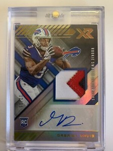 2020 XR GABRIEL DAVIS RPA 3/color patch, Auto, 12/15 BUFFALO BILLS
