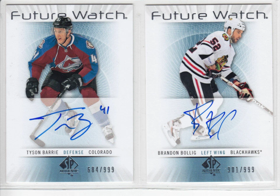 2012-13 UD SPA SP Authentic BRANDON BOLLIG AUTO RC #214 Future Watch FW Rookie - Image 1 of 1