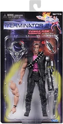 NECA Reel Toys Terminator 2 Kenner Tribute Power Arm T-800 T800 7"  figure XX - Image 1 of 4