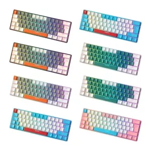 T60 Russian Mechanical Gaming Keyboard Type-C Wired Russian Keyboard Luminous - Picture 1 of 16