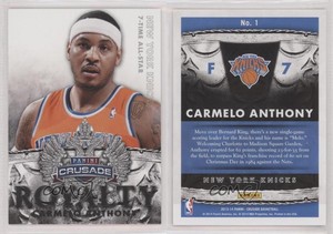 2013-14 Panini Crusade Royalty Carmelo Anthony #1