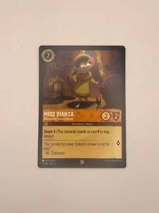 Disney Lorcana: Into the Inklands Miss Bianca 10/204 Common NON-FOIL - Picture 1 of 2
