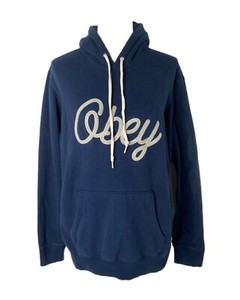 obey pullover moletom com capuz