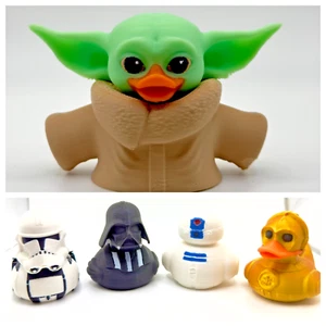 Star Wars Jeep Duck – Grogu Yoda Vader Trooper C‑3PO R2‑D2 | Home Desk Décor - Picture 1 of 16