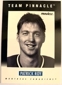 Patrick Roy - Montreal Canadiens- 1991-92 Pinnacle B FRENCH VARIATION Insert #B1 - Picture 1 of 2