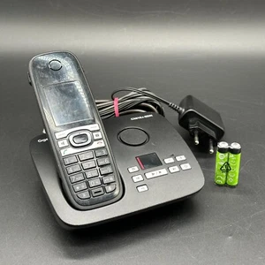 Gigaset CX610 ISDN schnurloses Telefon inkl. Anrufbeantworter und neuen Akkus ✅ - Zdjęcie 1 z 2