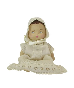 Muñeca bebé porcelana vintage 6" - Imagen 1 de 6