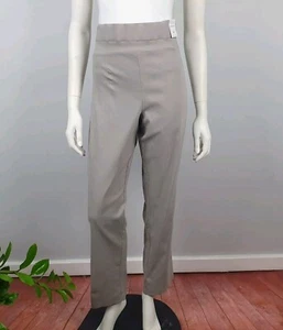 Katies Size 20 Womens Classic Pants Mid Rise Straight Leg Stretch Warm Beige NEW - Foto 1 di 18