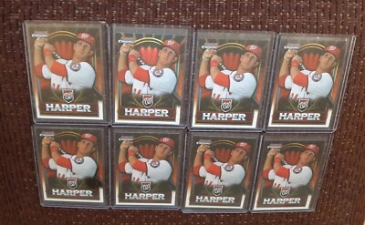 2012 bowman chrome red refractor  Bryce Harper rookie - Image 1 of 2