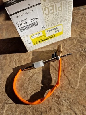 SENSOR DE TEMPERATURA DE ESCAPE ORIGINAL NUEVO NISSAN QASHQAI XTRAIL 1.6 DCI 22640-00QAK Foto 1 de 2